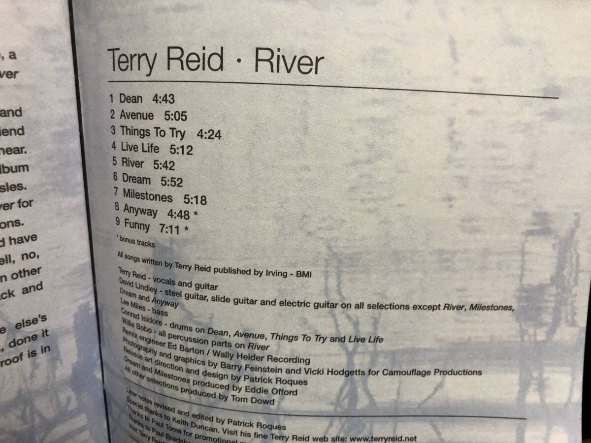 （T）テリー・リード Terry Reid★River　輸入紙ジャケ_画像3