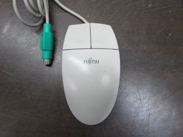 【YMS0110】希少★FUJITSU 富士通 2ボタンボールマウス CA02951-6676 PS/2 動作未確認★JUNK_画像3