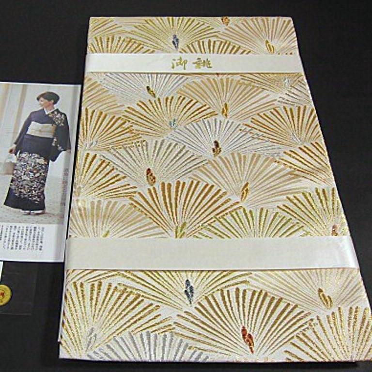 上質な逸品 女優・三浦理恵子さん着用柄 新品【御仕立上】西陣織高級六通柄袋帯  結婚式・お茶会・パーティー・式典・七五三などにの画像1