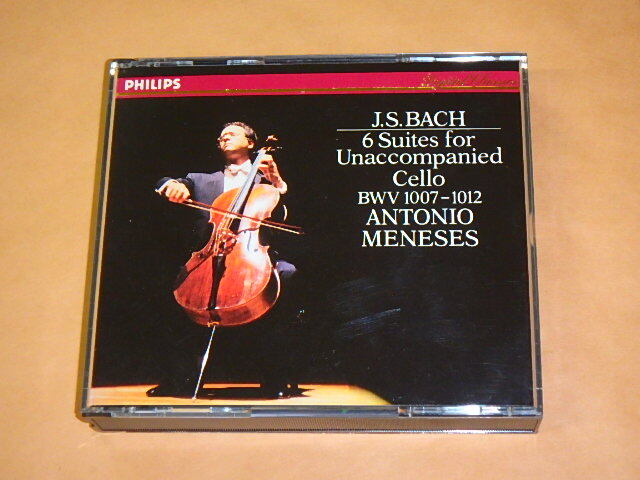 J.S. Bach, Antonio Meneses 6 Suites For Unaccompanied Cello BWV 1007-1012 /アントニオ・メネセス（Antonio Meneses）/ CD 2枚組の画像1