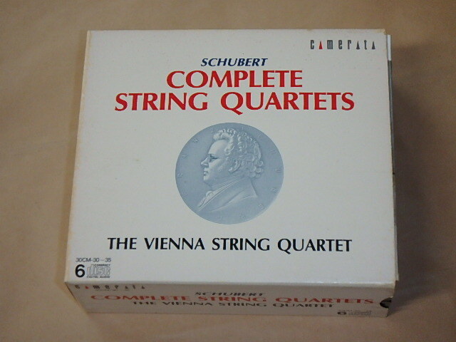 SCHUBERT COMPLETE STRING QUARTETS / THE VIENNA STRING QUARTET（ウィーン弦楽四重奏団）/ CD6枚組BOXセットの画像1