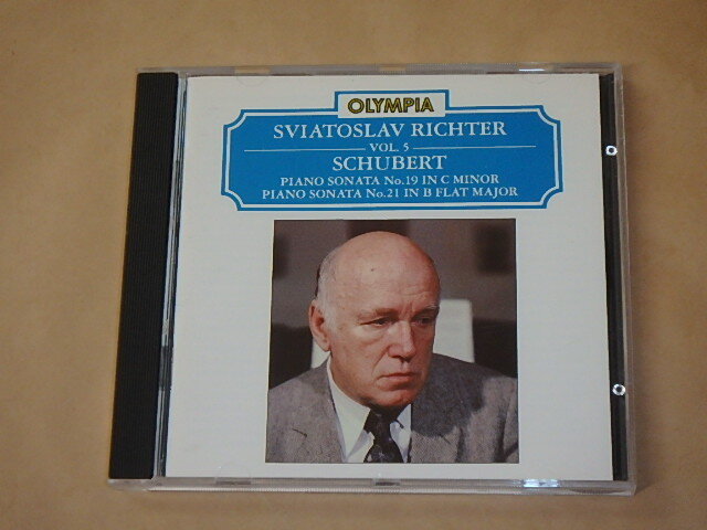 Schubert;Piano Sons.19 & 21　/　 Sviatoslav Richter（スヴャトスラフ・リヒテル）/　CD　UK盤_画像1