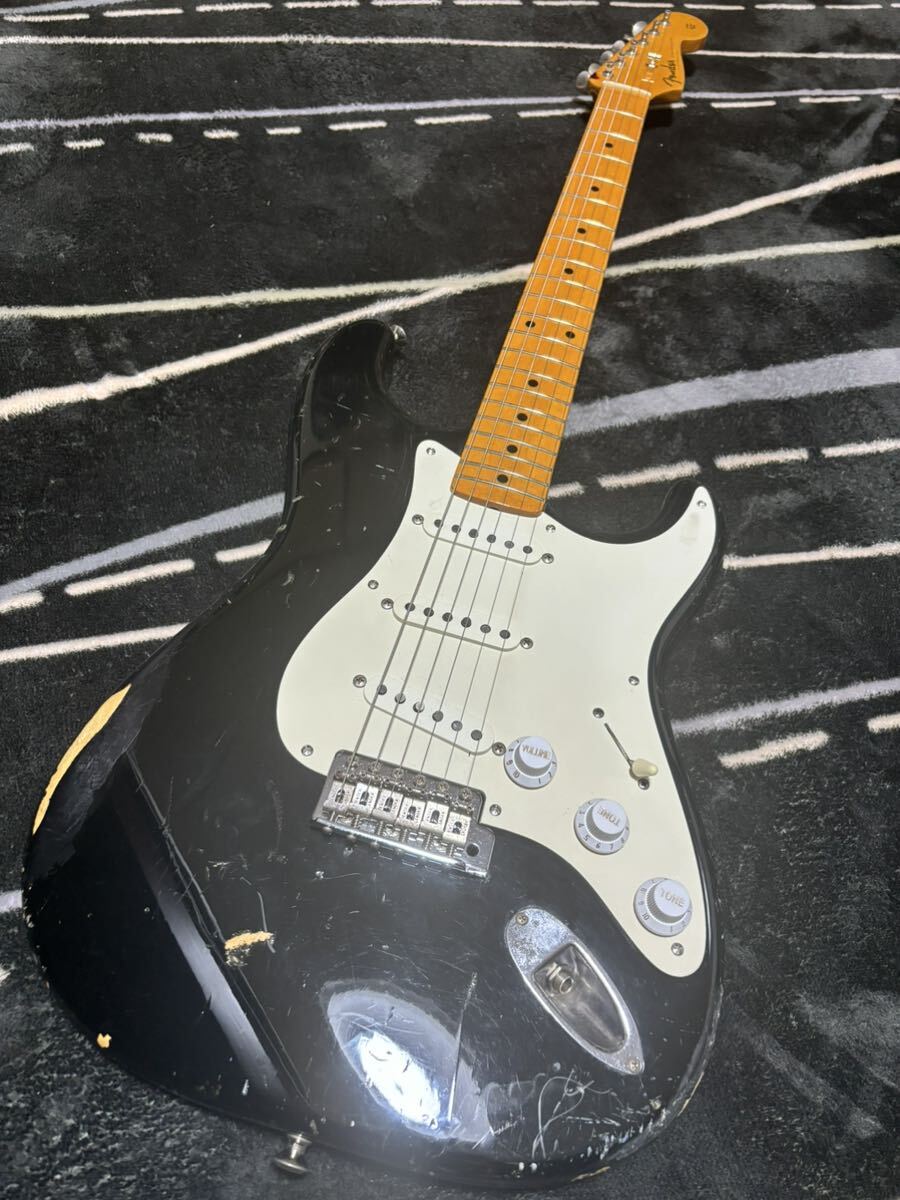 Fender Japan Stratocaster フェンダー ストラトキャスター Oシリアル USA製 ST-VINTAGEピックアップ ダイナ期 中古 ジャンク品の画像1