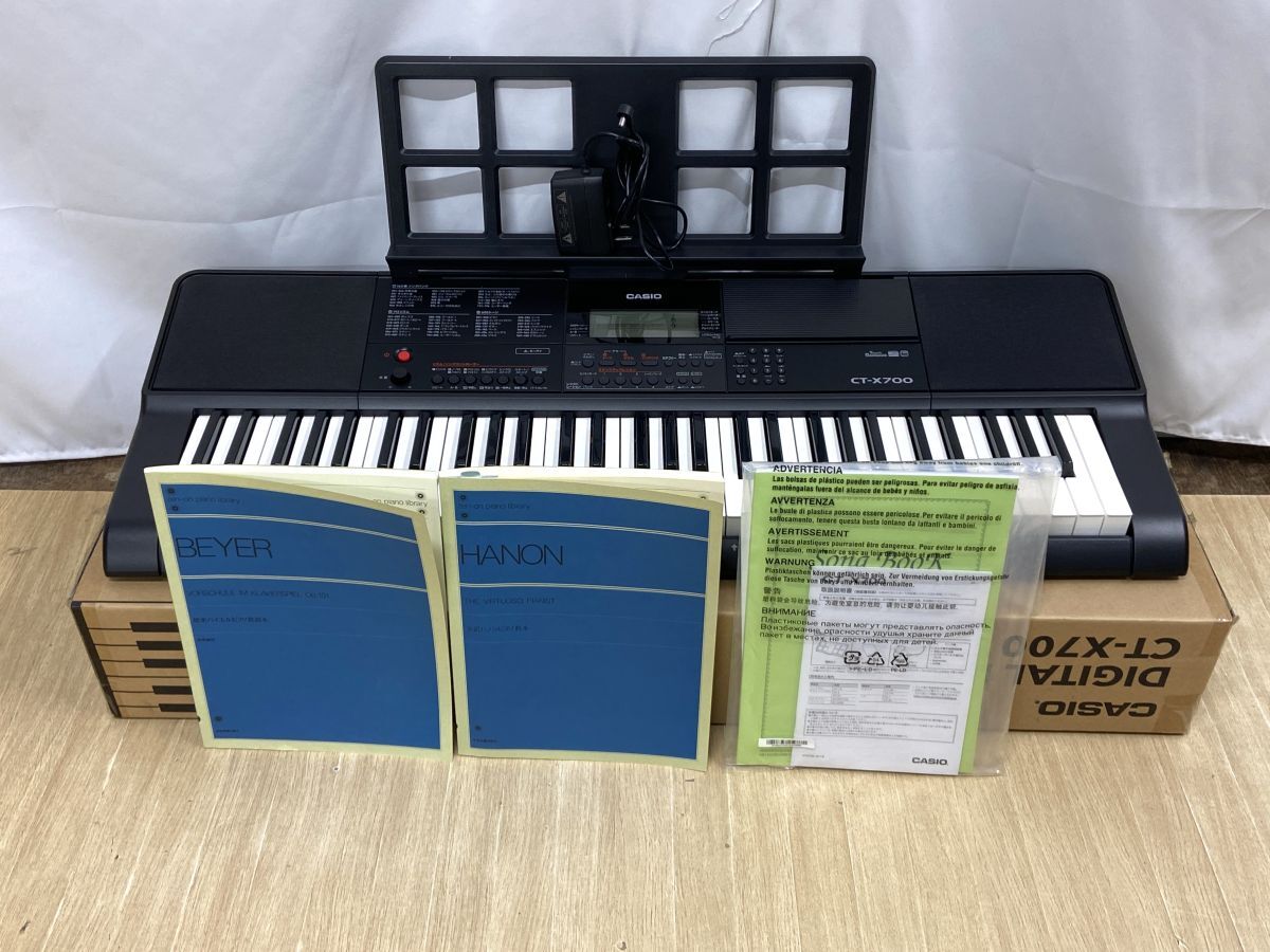 【D838】中古美品 CASIO カシオ 電子キーボード CT-X700 音出し確認済み 2020年製 電子ピアノ シンセサイザー 鍵盤楽器 b_画像1