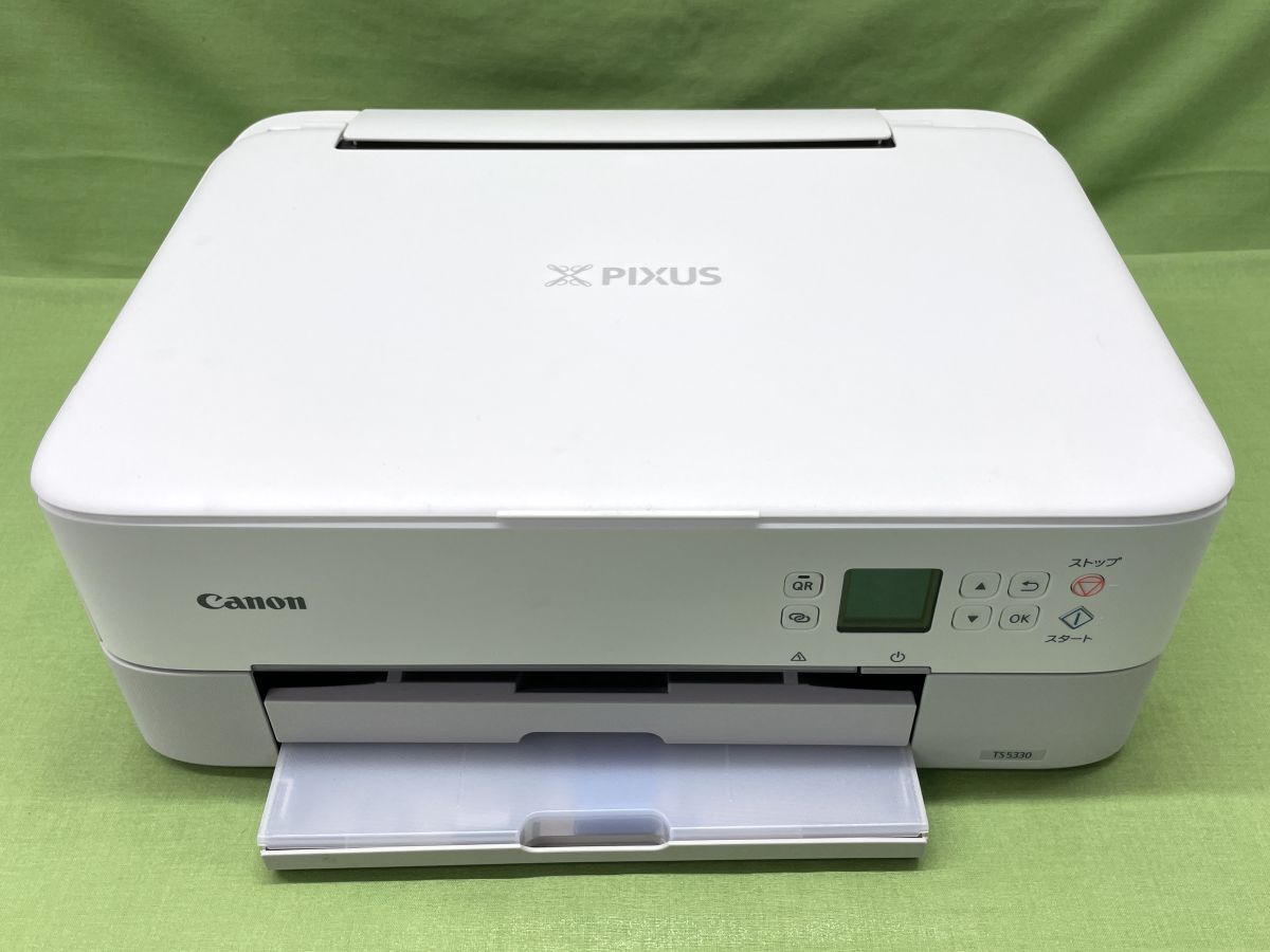 【D810】美品 Canon キャノン インクジェットプリンター 複合機 PIXUS TS5330 スキャナー 動作確認済み b_画像1