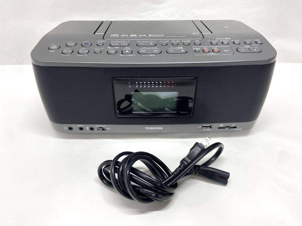 【D911】美品 TOSHIBA CD ラジオ TY-CWX90 SD/USB/CD Bluetooth対応 2021年製 動作確認済み bの画像1