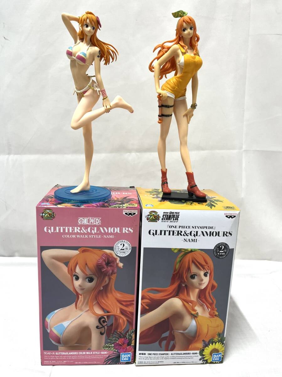 【D873】ワンピース ナミ フィギュア 6体セット まとめ売り バンダイ 水着 NAMI_画像10