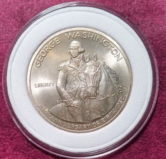 記念硬貨ジョージワシントン生誕250周年記念プルーフ貨幣
