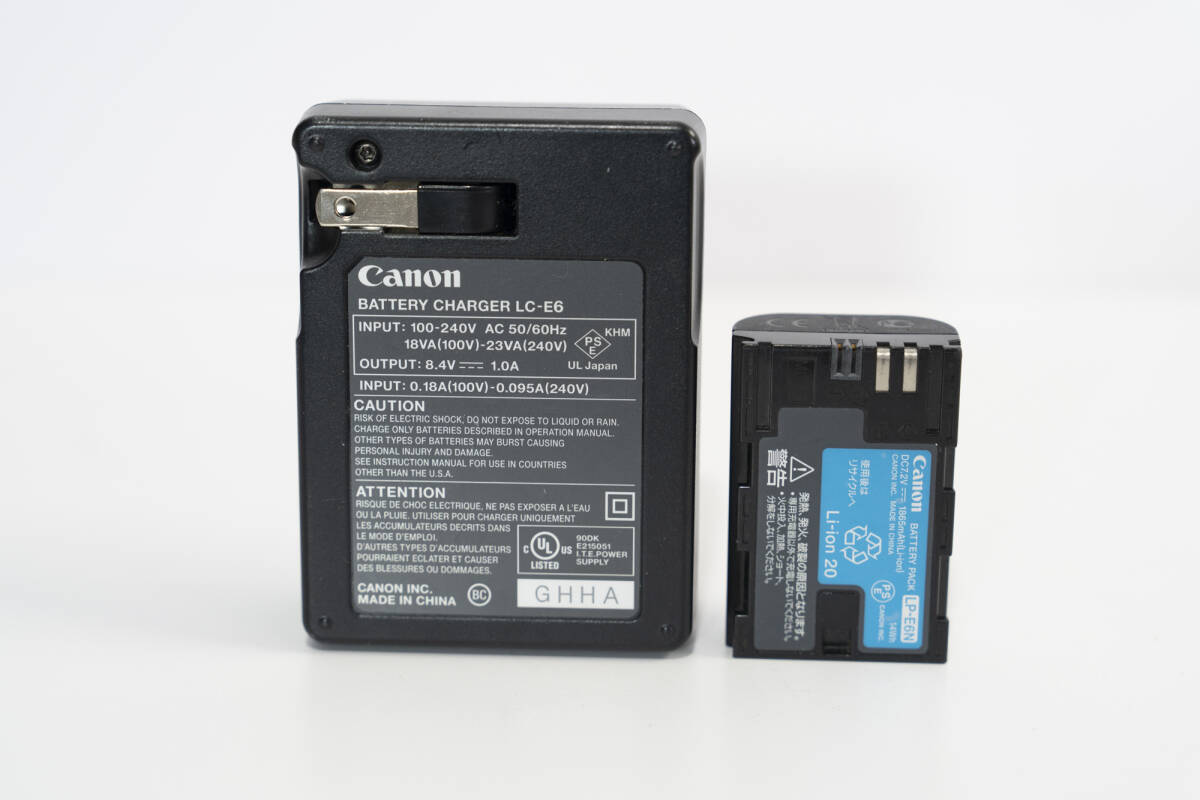 canon キャノン LP-E6N LC-E6 バッテリー充電器セット_画像2