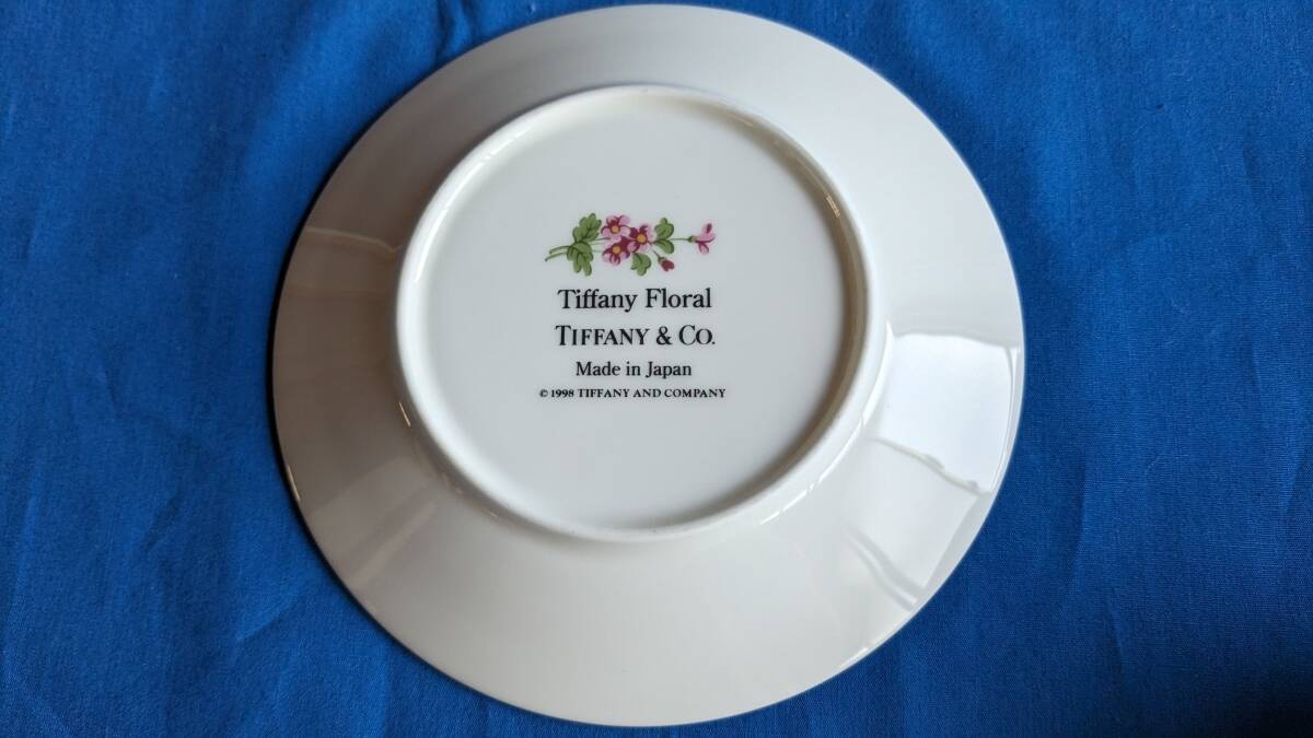 送料無料★TIFFANY★ティファニー　Tiffany　Floral コーヒーカップ＆ソーサー　2客セット ★_画像5