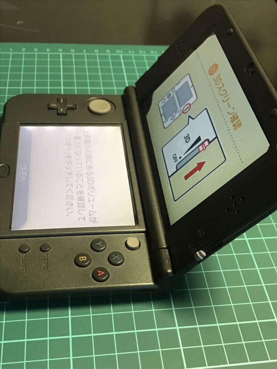 Newニンテンドー3DSLL ジャンク New Nintendo 3DSLL 任天堂 IPS液晶 メタリックブラック _画像5