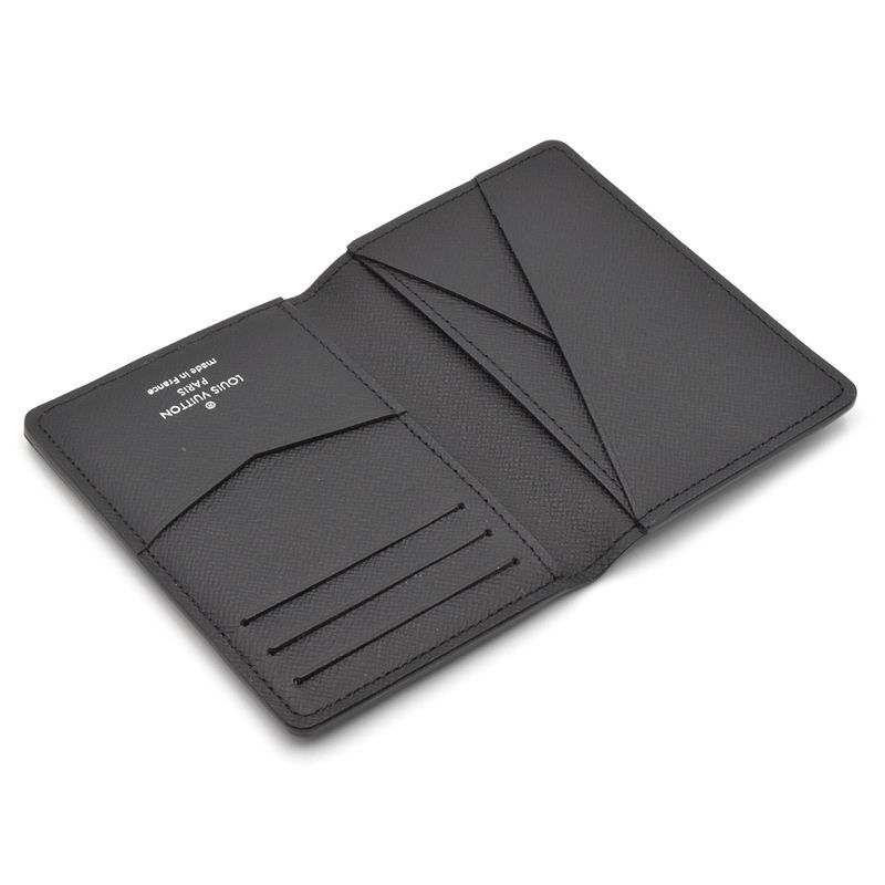 ルイヴィトン カードケース オーガナイザードゥポッシュ M61696 モノグラムエクリプス カード入れ ブラック 黒 中古 送料無料_画像4