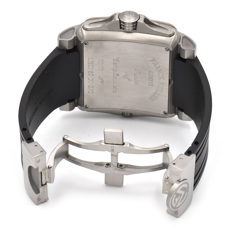 [3年保証] フランクミュラー メンズ コンキスタドール グランプリ コルテス 10800SCDTGPG チタン ブラック 自動巻き 腕時計 中古 送料無料の画像2