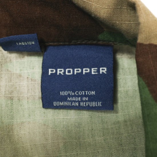 PROPPER プロッパー BDU COAT JACKET COTTON RIPSTOP コットンリップストップ カモフラージュシャツジャケット S Woodland Camo g13571_画像3