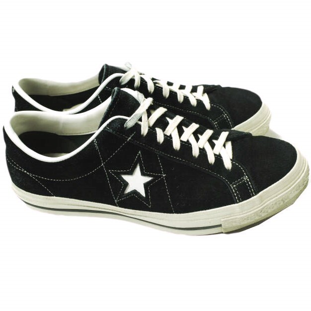 CONVERSE Converse made in Japan ONE STAR J SUEDE one Star Japan suede 32356911 US8.5(27cm) BLACK MADE IN JAPAN low cut g15822