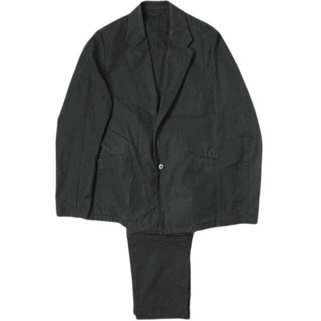 A VONTADE アボンタージ 日本製 Cotton Easy Set Up コットンイージーセットアップ S ブラック スーツ ジャケット＆パンツ g15989
