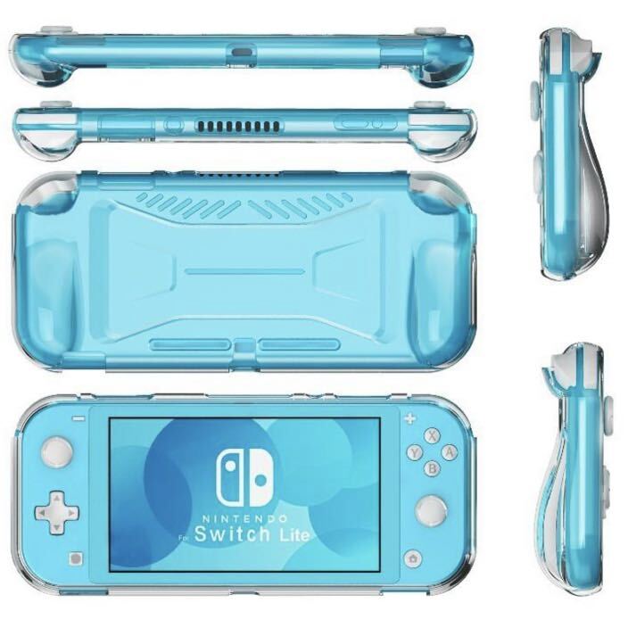 Switch Lite ケース カバー シリコンケース 衝撃吸収 スイッチライト スイッチライト 透明_画像5