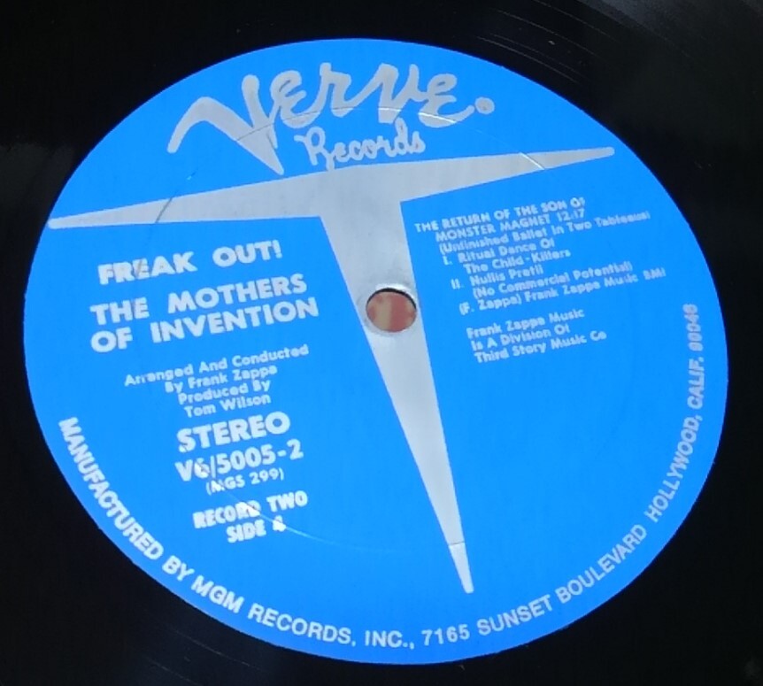 【2LP】MOTHERS OF INVENTION（FRANK ZAPPA）/ FREAK OUT！■US再発盤/V-6-5005-2■フランク・ザッパ _画像9