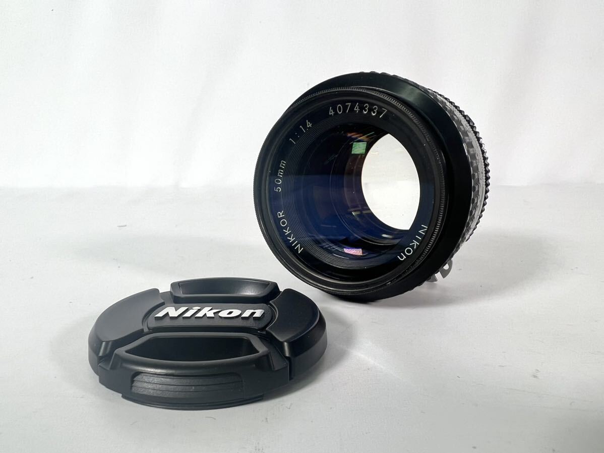 【売り切り】【中古品】Nikon ニコン 50mm 1:1.4 単焦点 レンズ _画像1