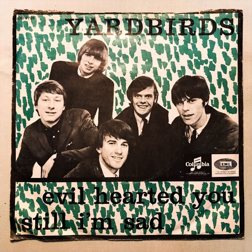 ◆65年 デンマークORG◆ YARDBIRDS / EVIL HEARTED YOU ◆貴重ジャケット付き/レアEP_画像1