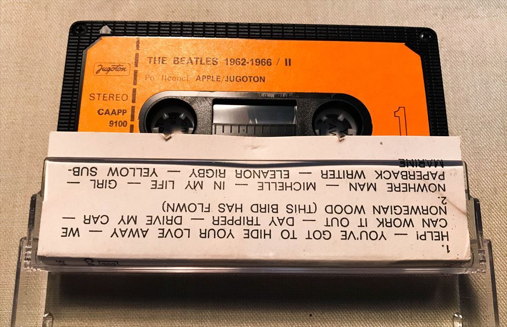 ◆ユーゴスラビアORG カセットテープ◆ BEATLES / 1962-1966 / II ◆_画像2