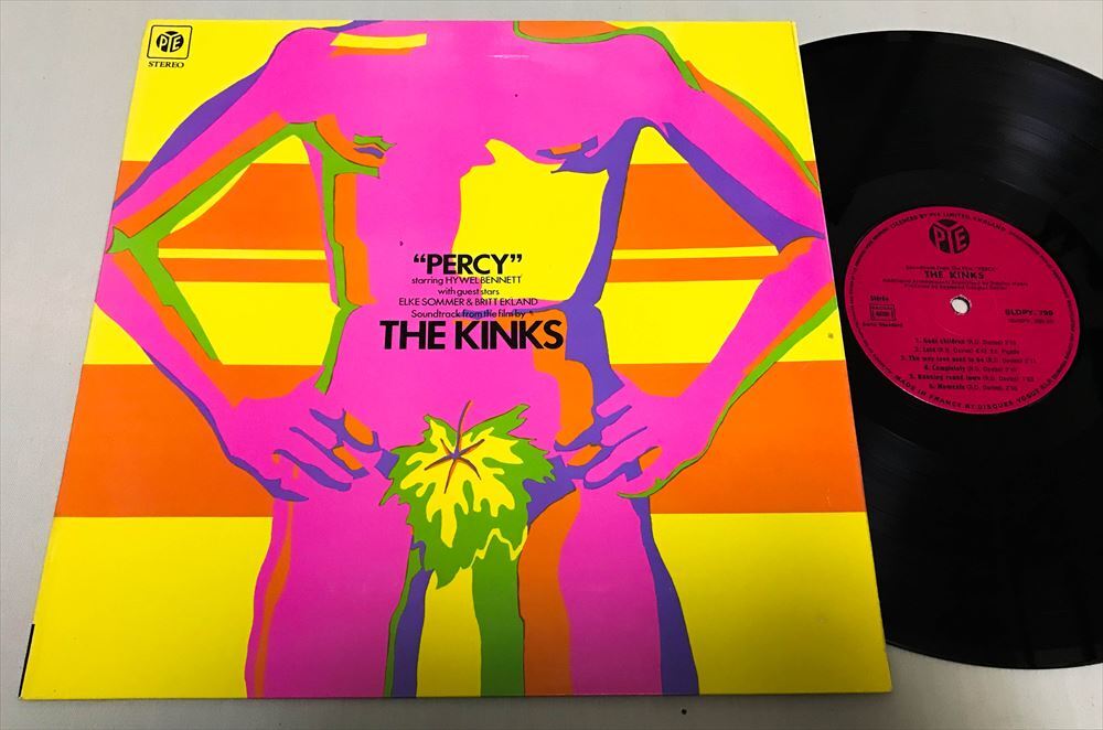 ◆フランスORG◆ THE KINKS / PERCY ◆PYE RECORDS/コーティングジャケット_画像1