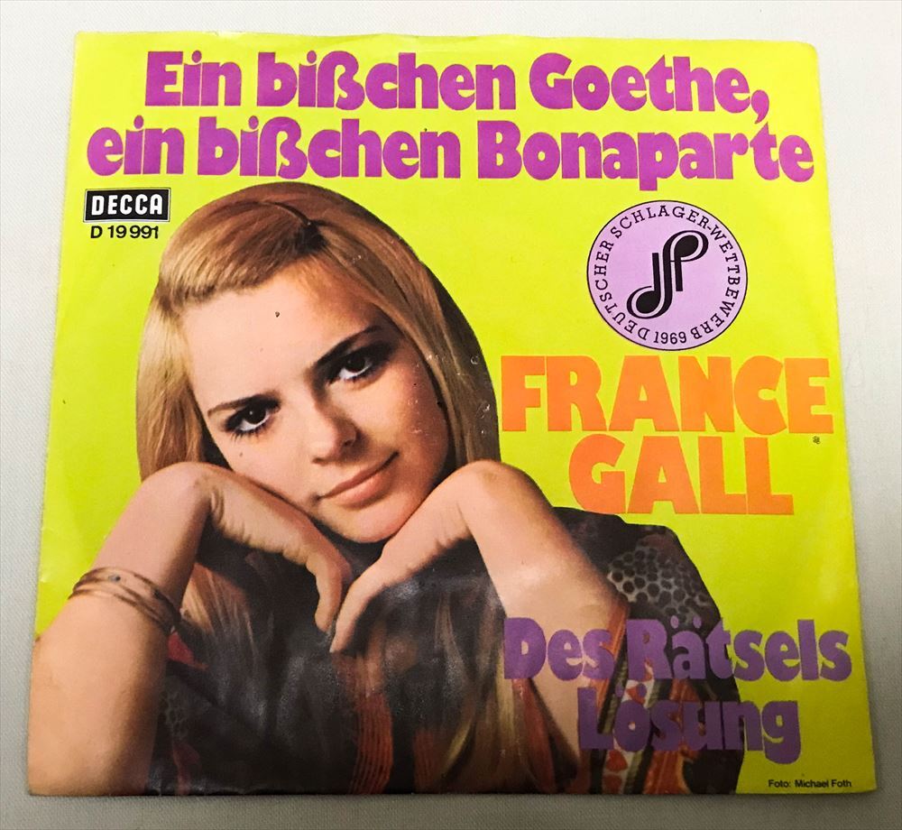 ◆ドイツORG◆ FRANCE GALL / EIN BISSCHEN GOETHE ◆フランス・ギャル/ドイツDECCA時代の名曲！_画像1