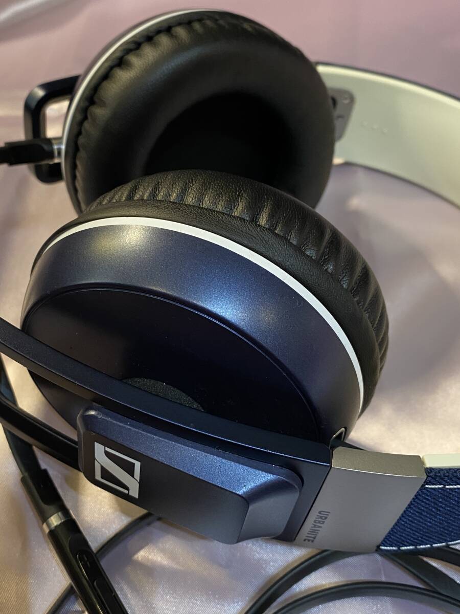 ゼンハイザー ヘッドフォン URBANITE XL アーバナイト SENNHEISER ブルー Denim （デニム）個性 デザイン 低音豊か バランス 良いサウンド_画像3