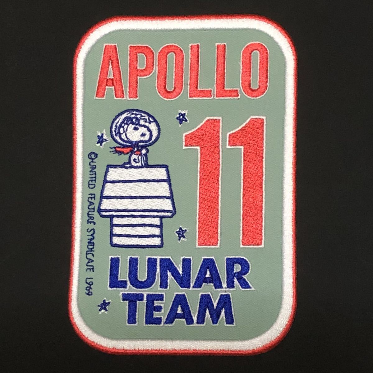 スヌーピー　アポロ11 ルーナーチーム　ワッペン_画像1
