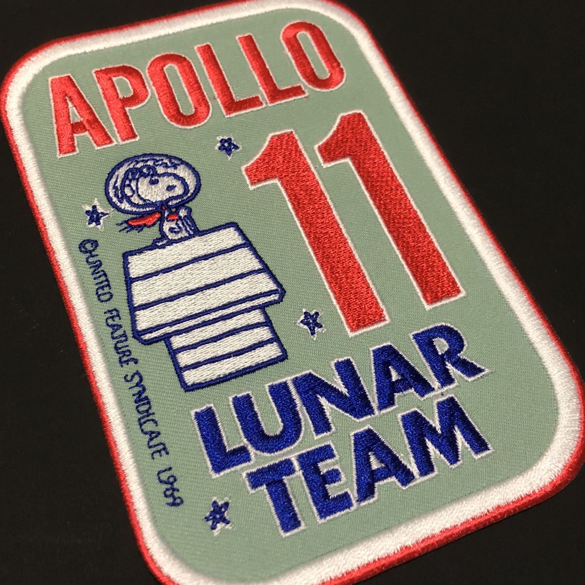 スヌーピー　アポロ11 ルーナーチーム　ワッペン_画像2