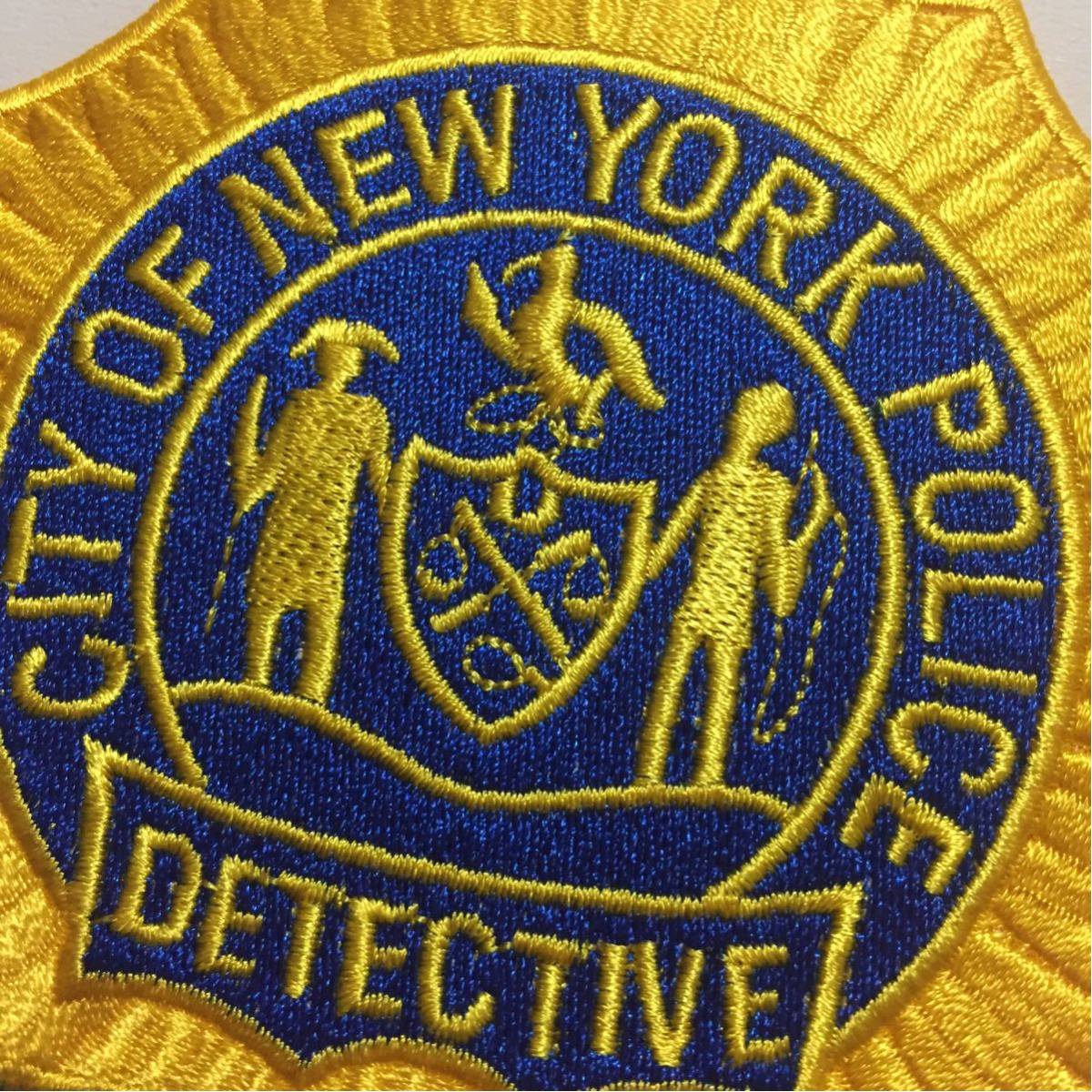 NYPD ニューヨーク市警 ディテクティブ バッジ ワッペン_画像2