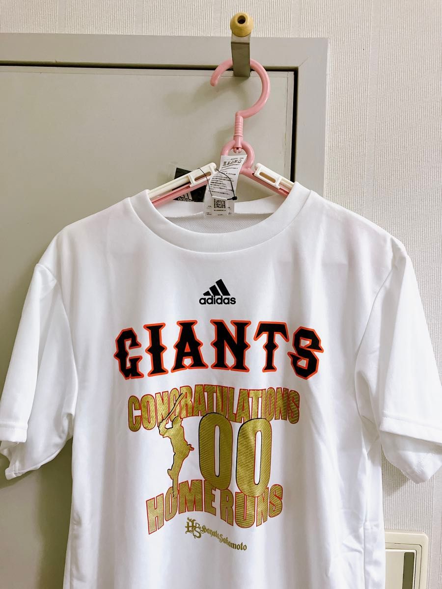 【未使用】坂本勇人 Tシャツ ユニホーム 100本ホームラン 記念 半袖Tシャツ