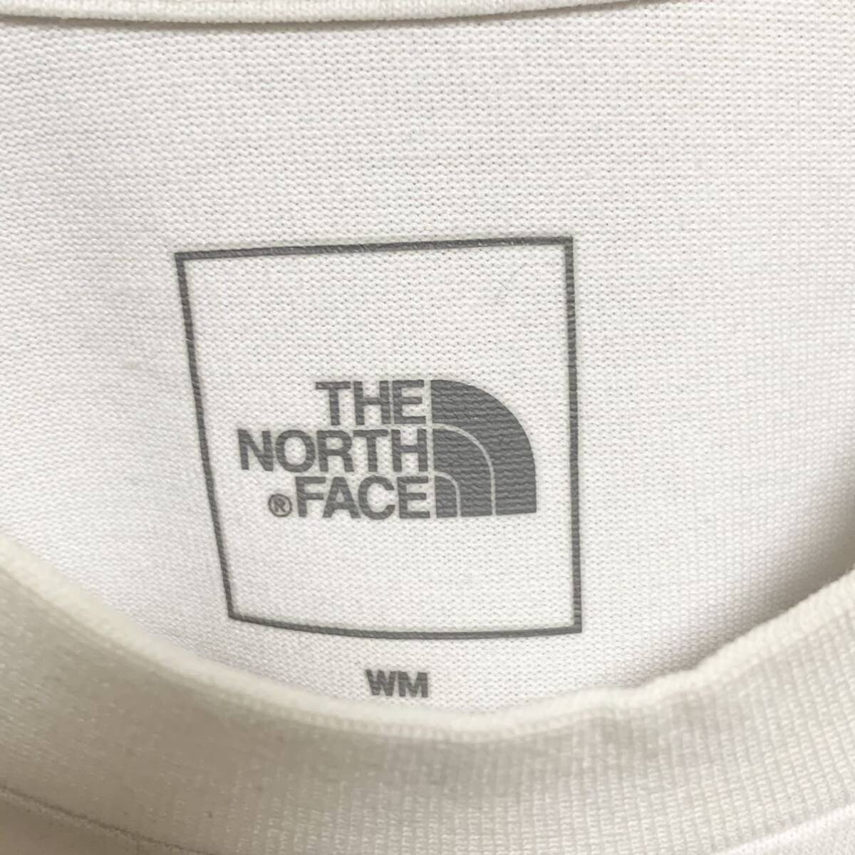 THE NORTH FACE ノースフェイス 刺繍 ロンT ポケット ロングスリーブ Tシャツ M women'sの画像3