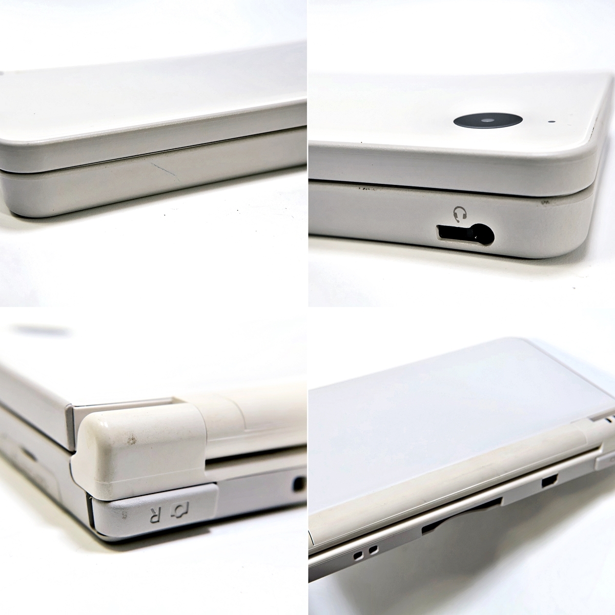 Nintendo DS i LL UTL-001 任天堂 ニンテンドー ナチュラルホワイト ゲーム機 本体 取扱説明書 箱付き 003FEZFI03_画像4