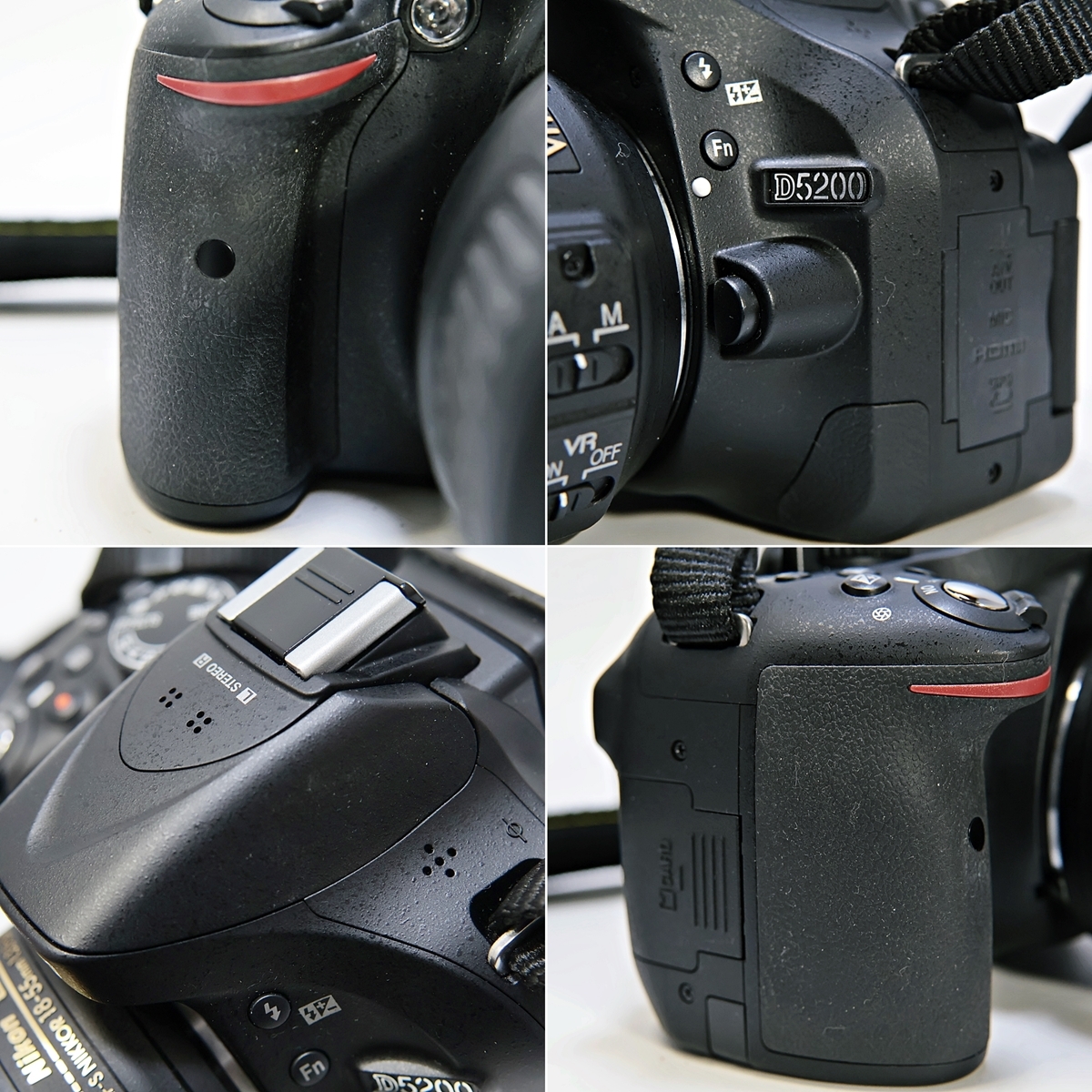 Nikon D5200 DX AF-S NIKKOR 18-55mm 1:3.5-5.6G ニコン デジタル一眼レフカメラ レンズ 純正ストラップ付き 010FEZFI34_画像5