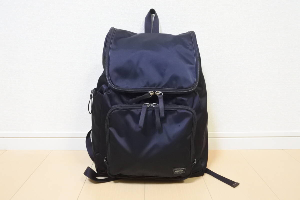 ☆美品☆PORTER ポーター プラン タンカー リュック 728-08703 黒