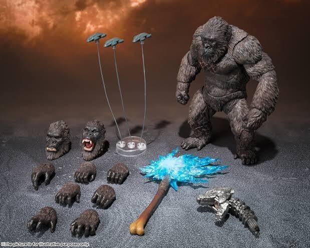 S.H.Monsterarts モンスターアーツKONG FROM GODZILLA VS. KONG 2021 Exclusive Edition ゴジラ vs コング コミコン限定　※訳あり中古品_画像4