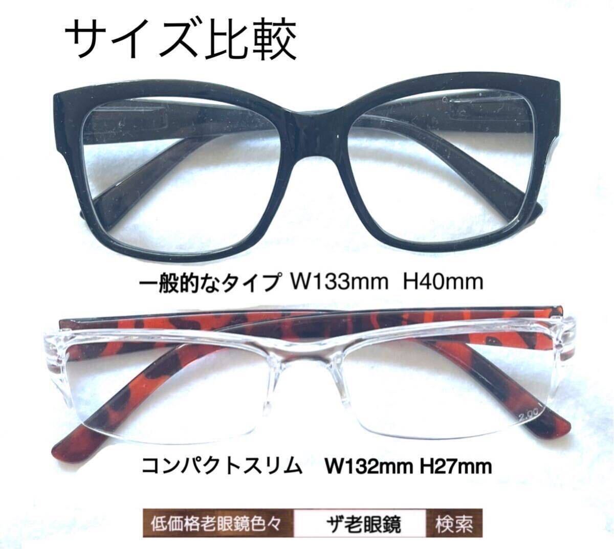 ＋3.5 低価格　コンパクトスリムGY ザ老眼鏡　配送自由選択　＋1.0 ＋1.5 ＋2.0 ＋2.5 ＋3.0＋3.5 ザ老眼鏡_画像3
