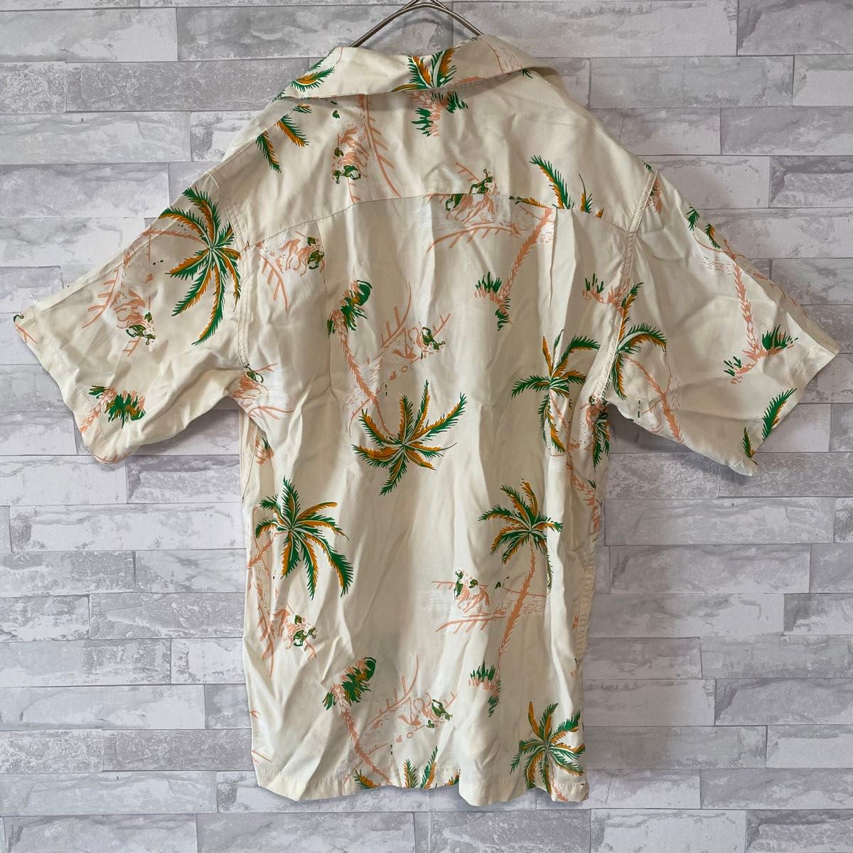 MAISON KITSUNE×Kona Bay Hawaii Aloha レーヨン100% アメリカ製