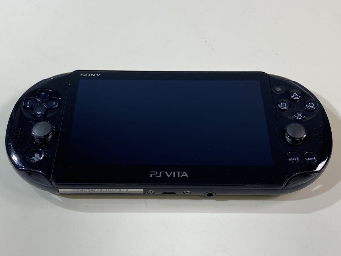 ★動作確認済み SONY PCH-2000 ソニー PlayStation PSP Vita ブラック VITA ゲーム機 ゲーム 本体のみ 中古品 現状品 管理TO197_画像2