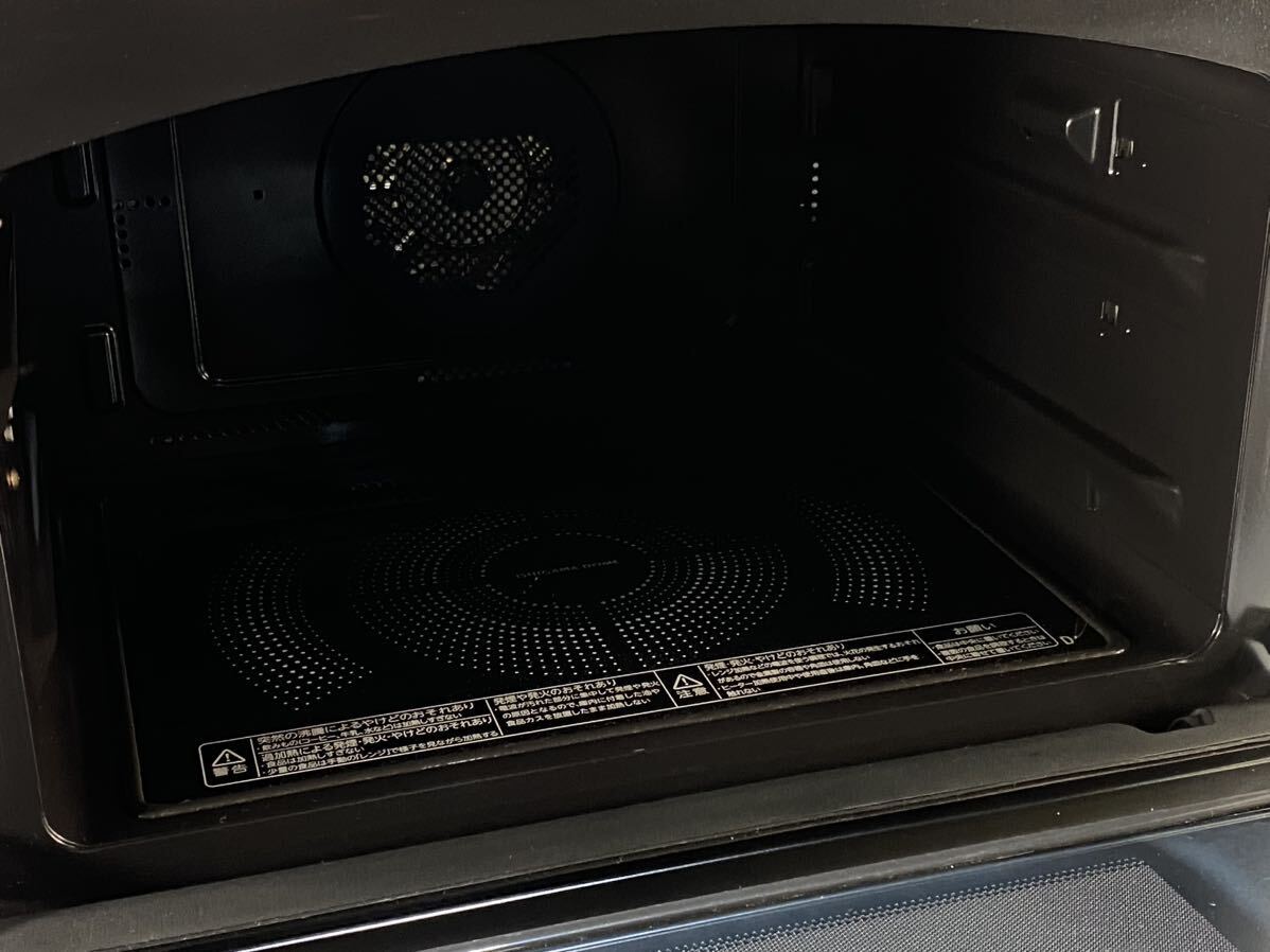 ★美品 TOSHIBA 東芝 ER-XD7000 オーブントースター オーブンレンジ 加熱水蒸気 石窯ドーム 350° ブラック レンジ 2022年製 管理TO199_画像5