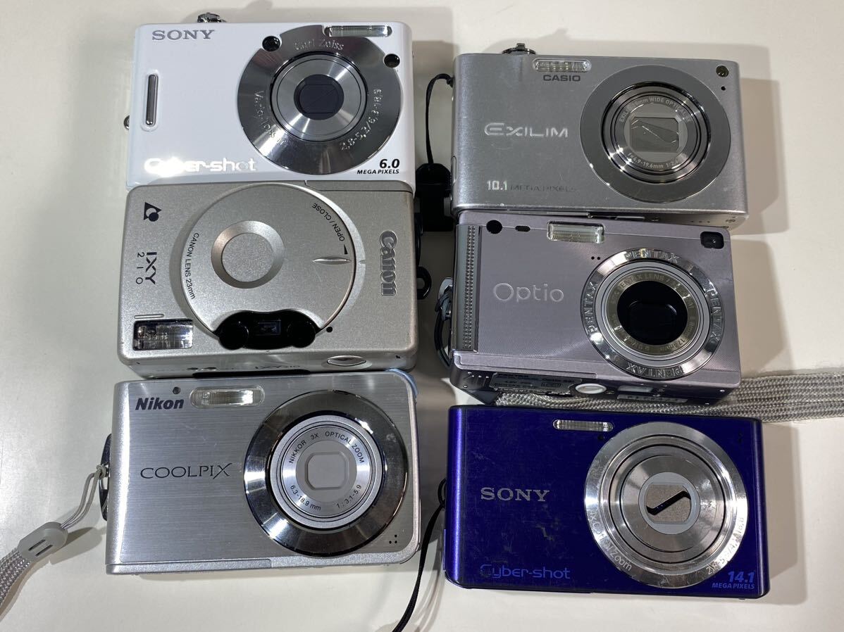 ★まとめ売り 24点 Canon OLYMPUS Nikon SONY RICOH CASIO コンパクトデジタルカメラ デジカメ カメラ 中古品 ジャンク品 管理TO250_画像7