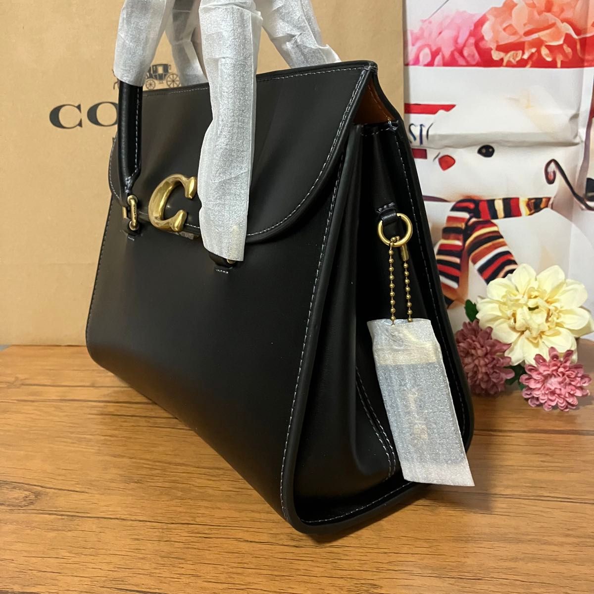 コーチ COACH ブルーム キャリーオール ブラック アウトレット コーチ COACH ブルーム キャリーオール ブラック アウトレット