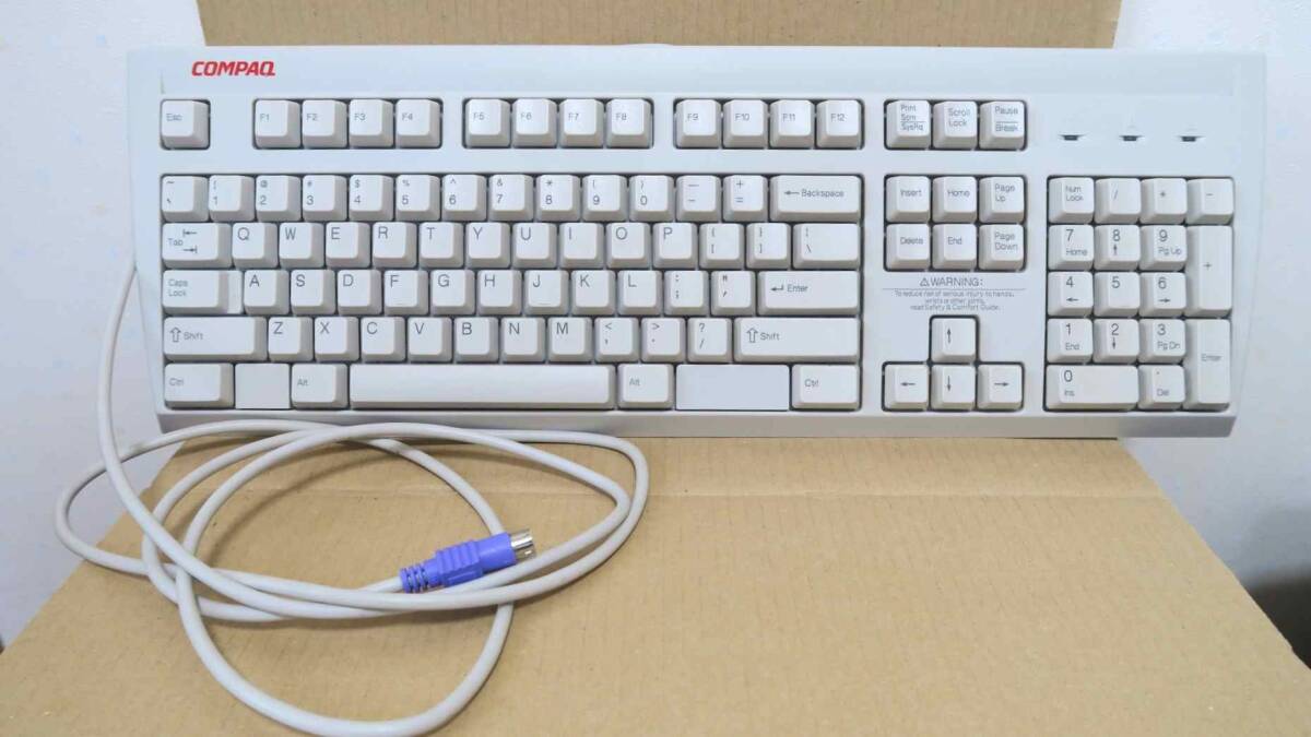 COMPAQ PS/2キーボード KB-9965 英語　US_画像1