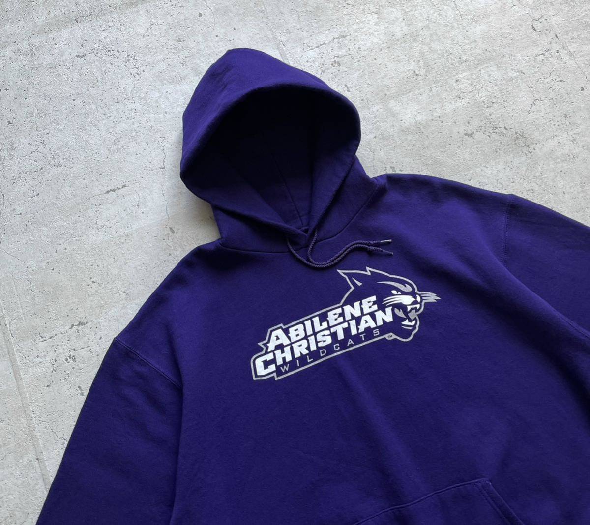 champion チャンピオン カレッジロゴ ABILENE CHRISTIAN プルオーバー パーカー パープル XL_画像3