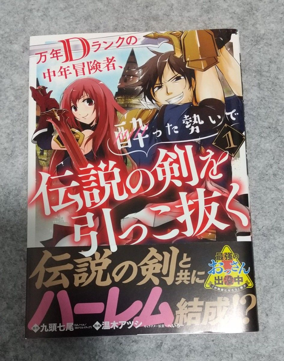 初版 万年Dランクの中年冒険者、酔った勢いで伝説の剣を引っこ抜く 1巻 漫画 まとめ売り コミック コミカライズ なろう小説