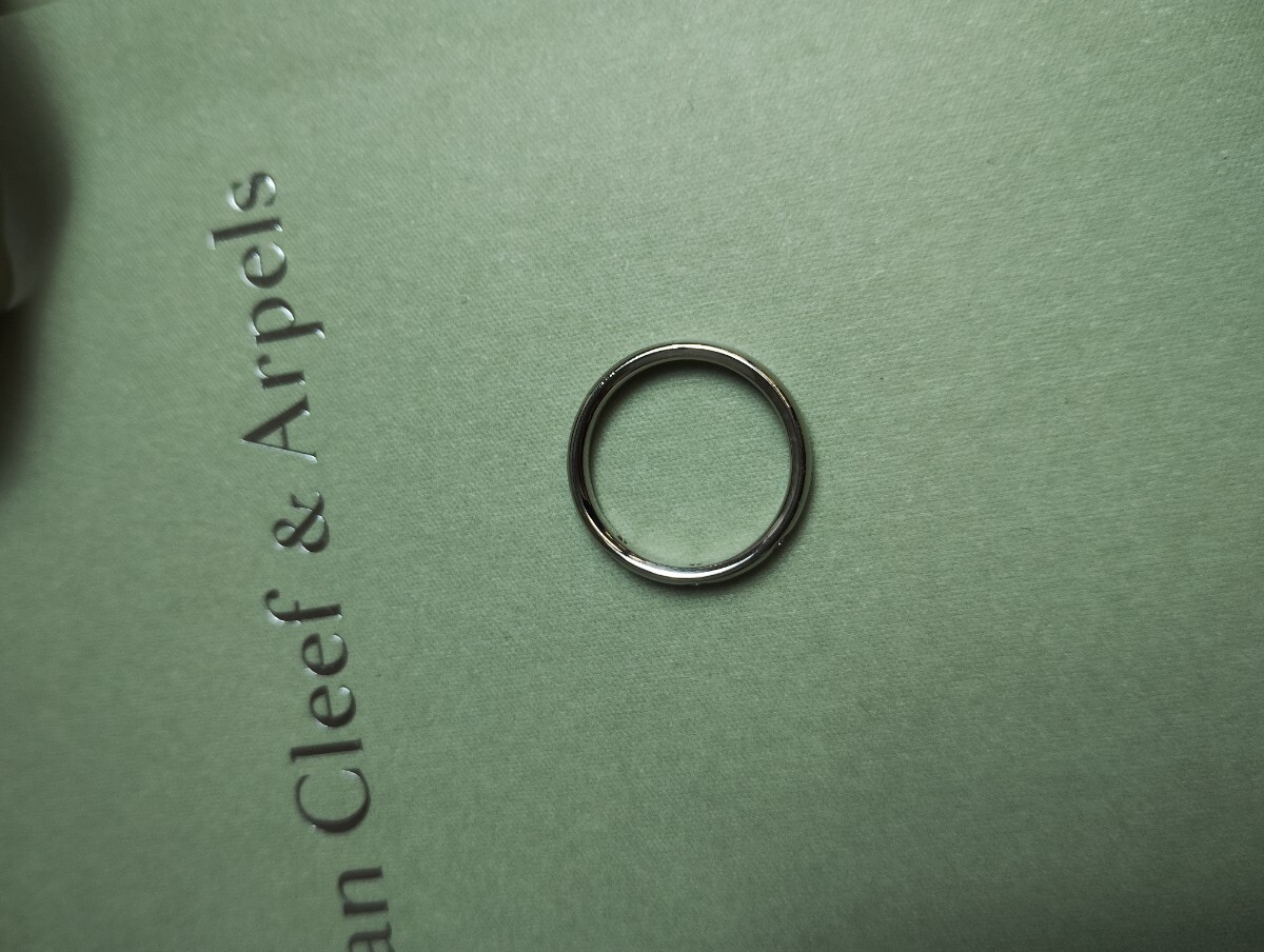 ヴァンクリーフ&アーペル タンドルモン エトワール リング 指輪 3p ダイヤモンド size47 約6.5号 pt950 プラチナ ギャラ有りの画像3