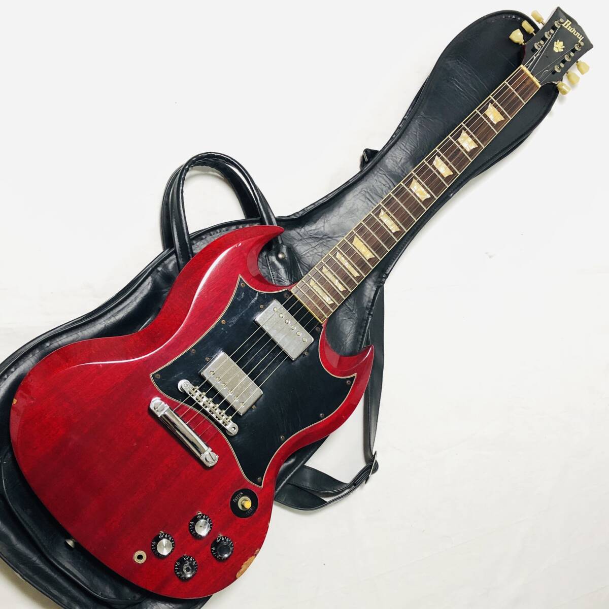 Burny RSG-75？ SG || バーニー エレキギター ビンテージ || JAPAN 1980～1990 日本製 の画像1
