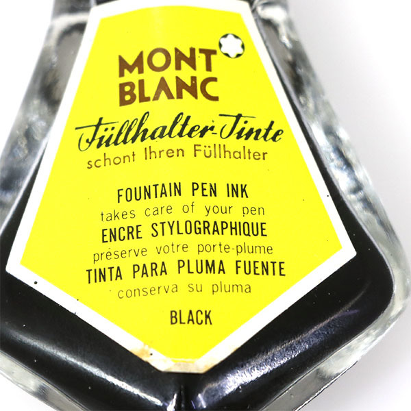 モンブラン MONTBLANC ボトルインク 靴型 Fountain Pen Ink Nr.29 ブラック 箱付 【xx】【中古】4000027801600216_画像3