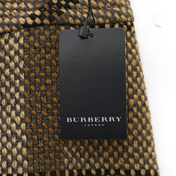 バーバリーロンドン BURBERRY チェックスカート ブラウン系 毛・ナイロン・ポリエステル等 【xx】【中古】4000004801000095の画像3